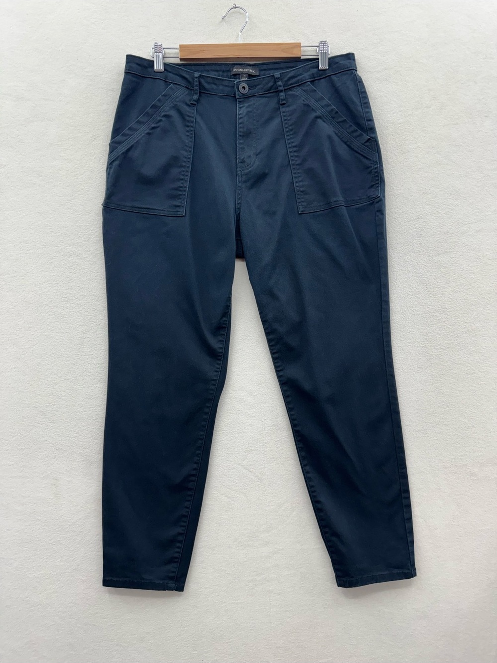 Banana Republic Women’s 14 Black Stretch Utility Pants Classic Casual